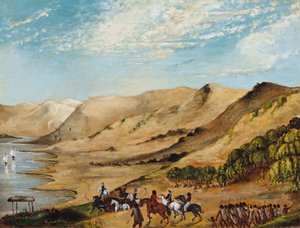 Major OHallorans ekspedition til Coorong, august 1840
